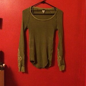 Olive Green Free People Thermal