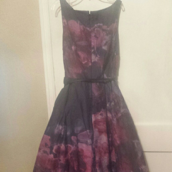 NEIMAN MARCOUS"LELA ROSE" watercolor dress