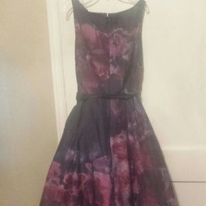 NEIMAN MARCOUS"LELA ROSE" watercolor dress