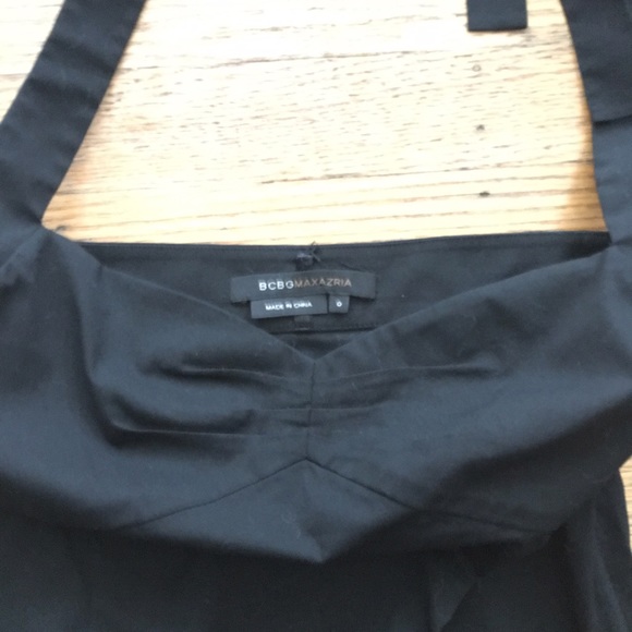 BCBG MaxAzaria Black Halter Dress - Picture 2 of 4