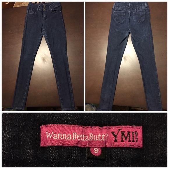Dark blue, Size 9, YMI Wanna Betta Butt? jeans.