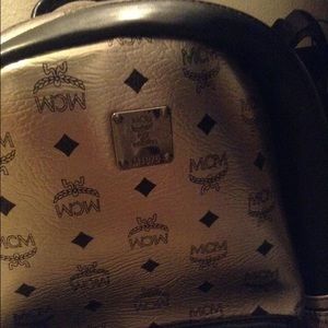 Mcm Side Stark Metallic bag
