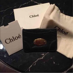 Authentic Chloe Card Holder