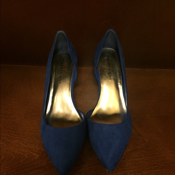 Electric blue Madden Girl pointed toe heels