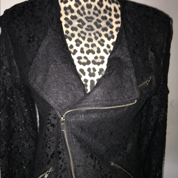 That Mossimo!! Beautiful lace biker jacket