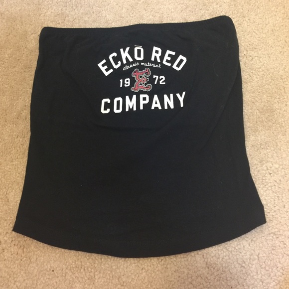 Ecko Red- Black tube top in size medium