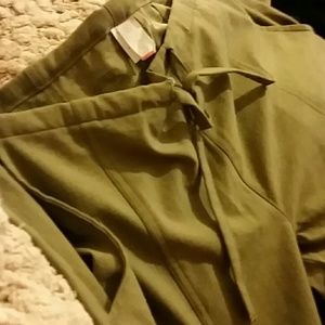 Lucy flex small comfort yoga pants, army green,