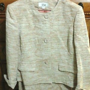 2pc Le Suit skirt and jacket