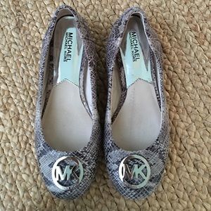 Michael Kors Snakeskin Flats