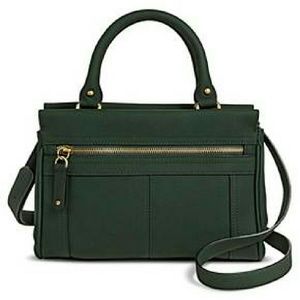 Merona Timeless Crossbody Dark Green NWT