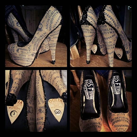 OOAK Custom Made Ouija Board Heels