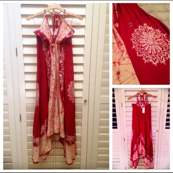 New! Stunning Boho Batik Dress - Picture 2 of 4