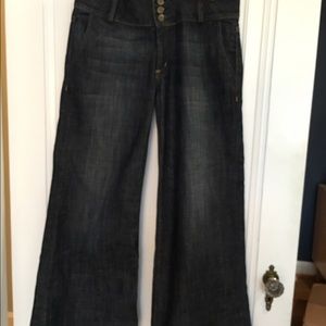 Hudson Wide Leg/Flare Jeans 30