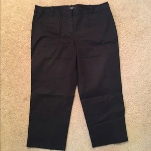 Classic black crop pants