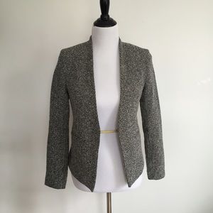Topshop black and white blazer