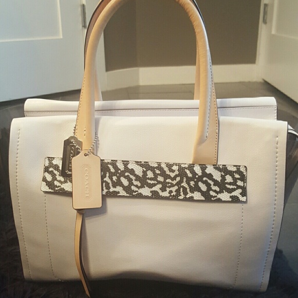 Authentic White coach bag/purse