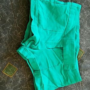 Turquoise short shorts size small