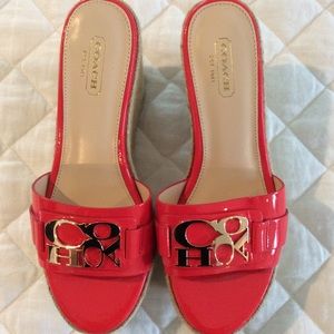 Coach espadrille wedges
