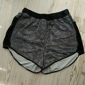 Lululemon running shorts with mesh side panels