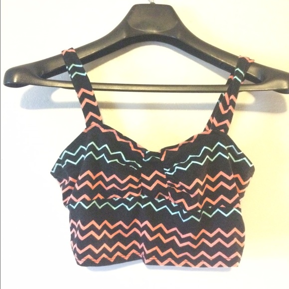 Geometric crop top