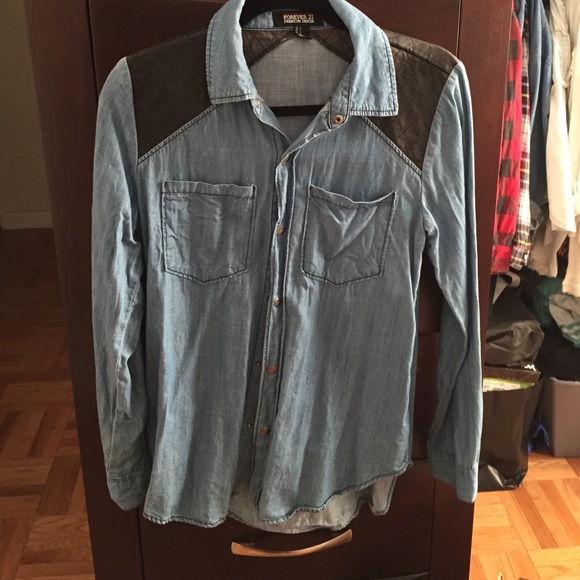 Denim Button down