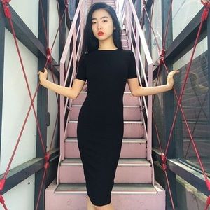 AA: Mid Length Ponte Dress *read description first