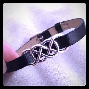 Celtic Leather Bracelet