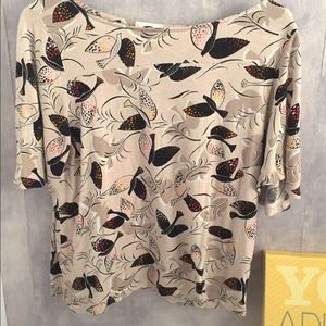 Old Navy Bird Print Top (S)