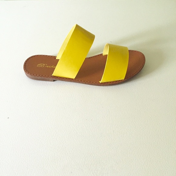 Double Band Slide-On Flats - Picture 3 of 4