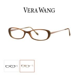 Vera Wang V48 Luxury Eyeglasses winterbry color