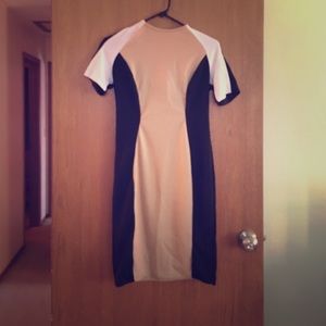 Color Block Body Con Dress
