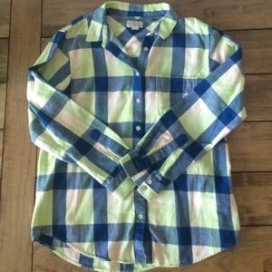 Madewell cozy flannel shirt