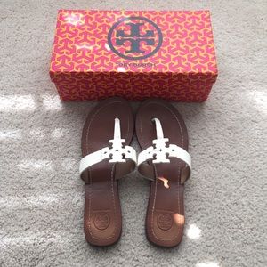 Tory Burch 'Moore' Sandal in White