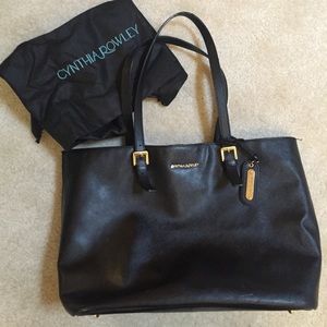 Cynthia Rowley Black Oversized Bag