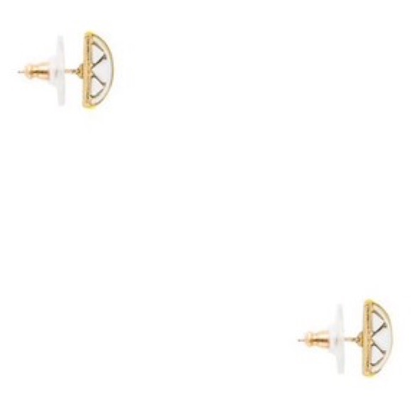 🚨SOLD🚨 kate spade 14k lemon stud earrings - Picture 3 of 4