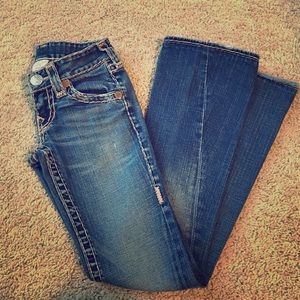 True Religion size 25 boot cut jeans