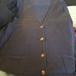 Navy Blue Cardigan