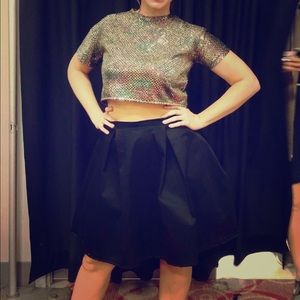 Black Bubble Skirt