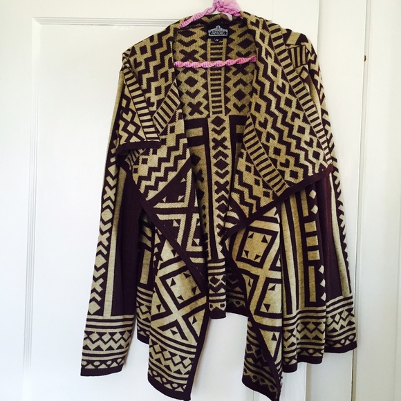Modcloth 2x Aztec open cardigan.