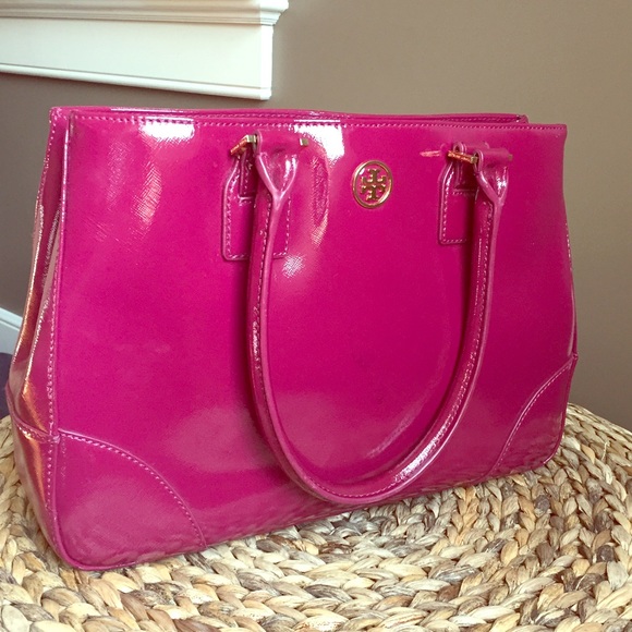 Tory Burch Robinson Saffiano Raspberry/Magenta
