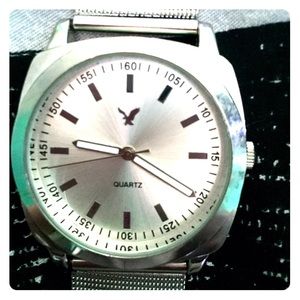 Silver American eagle watch