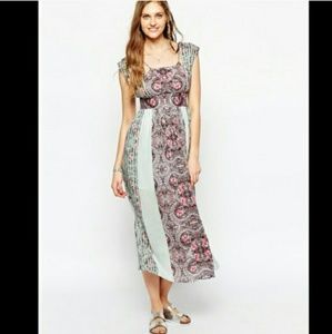 Free people printed maxi dress