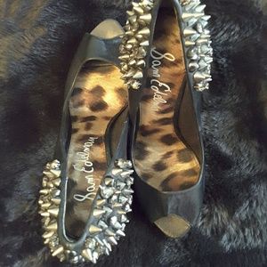 Sam Edelman "Lorissa" spiked peeptoes