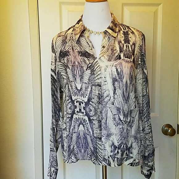 Haute Hippie silk blouse SZ L