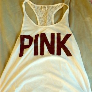 PINK razorback tank