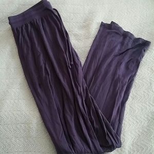 Purple lounge pants size xs