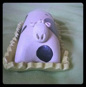 Cow butter dish