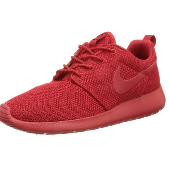 LIMITED EDITION roshe run sneaker in bright red
