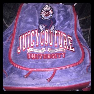 Juicy Couture Velour Large Back Pack