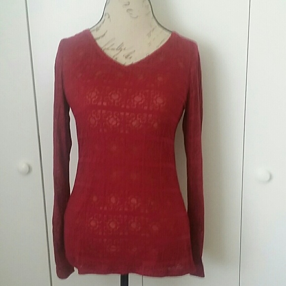 Ann Taylor see through. long sleeve